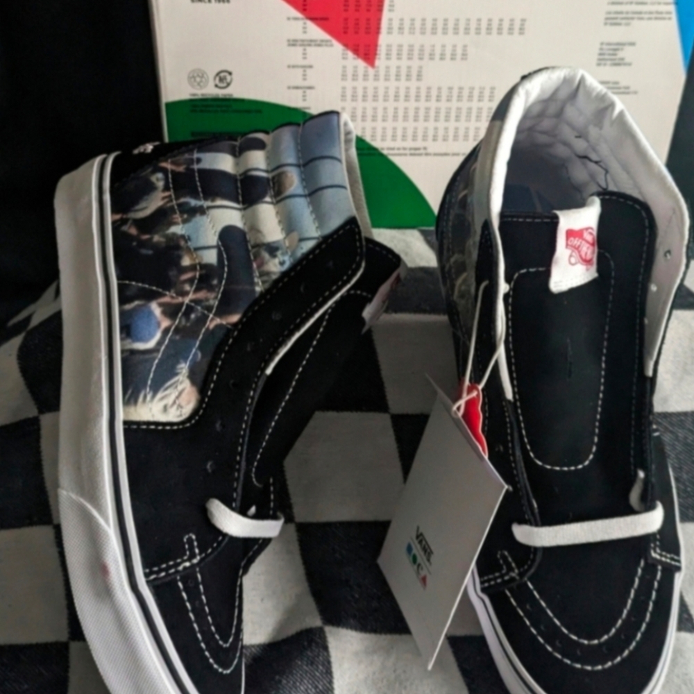 VANS SK8-HI Black MOCA FRANCES STARK Women 8.5 VNOA5KRHA55 072025 - Picture 7 of 10